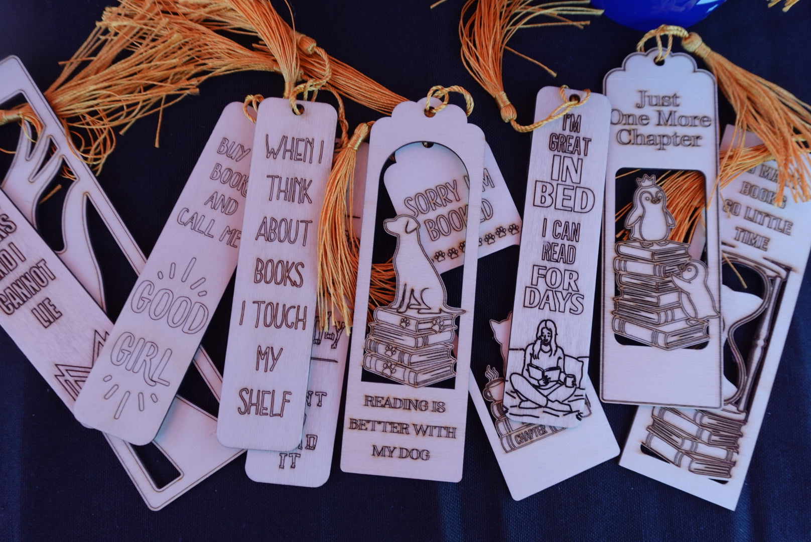 Mystery Wooden Bookmarks