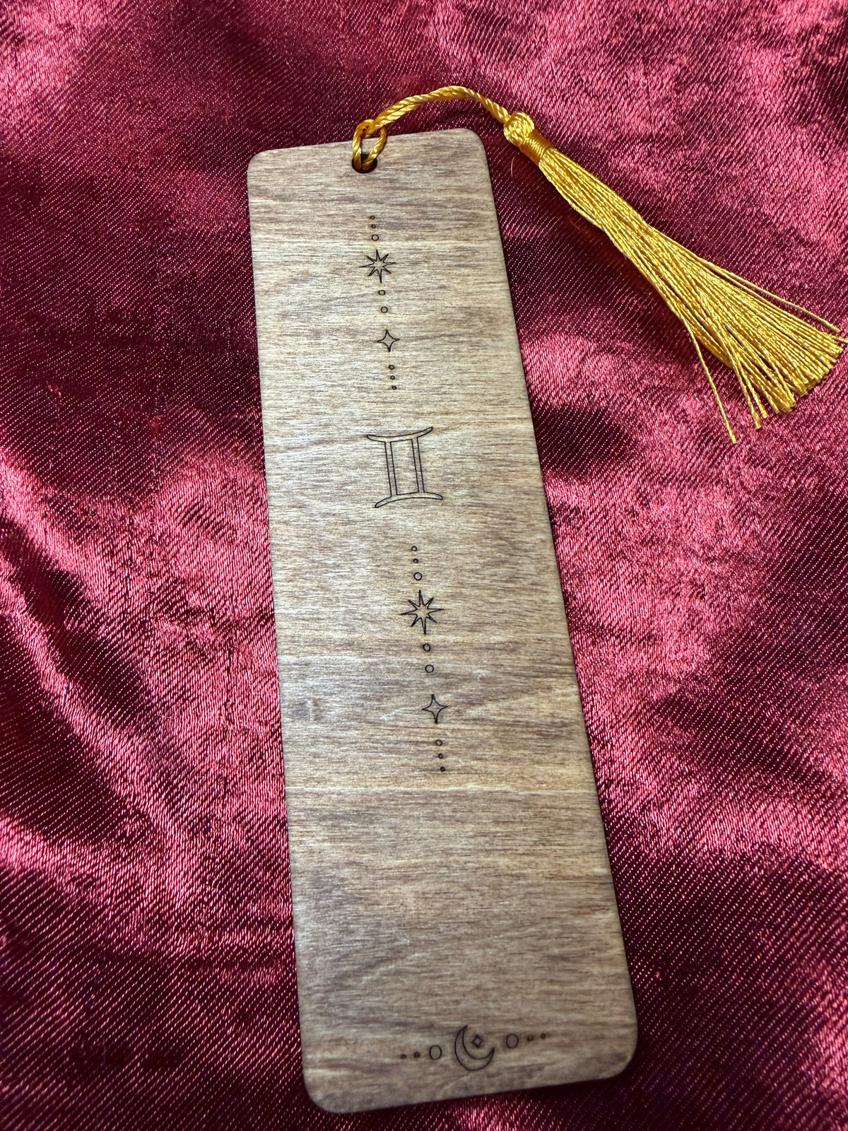 Wooden Zodiac Bookmarks