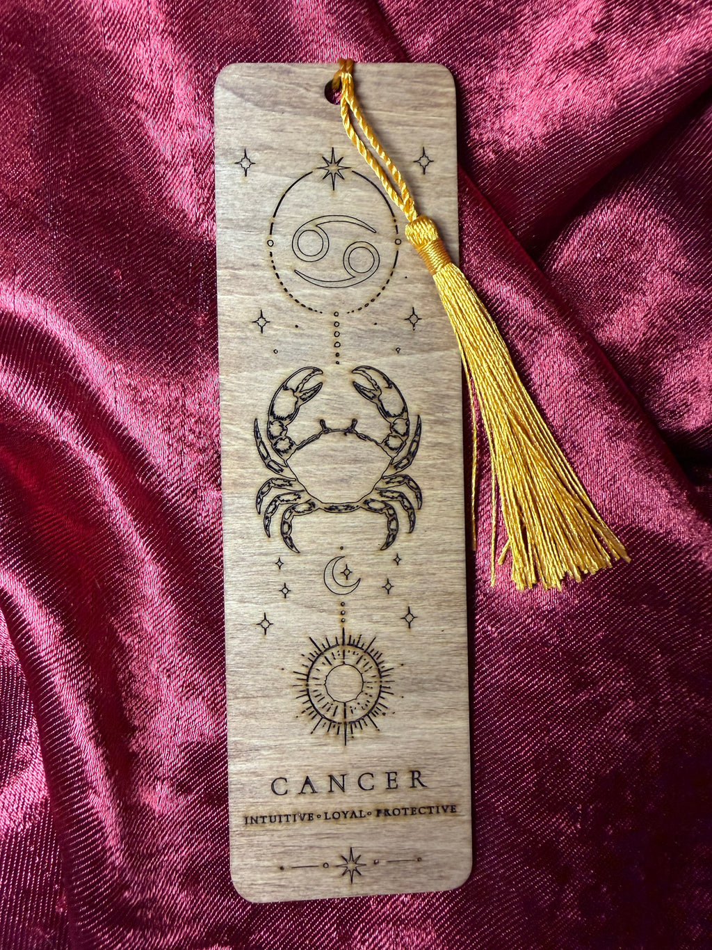 Wooden Zodiac Bookmarks
