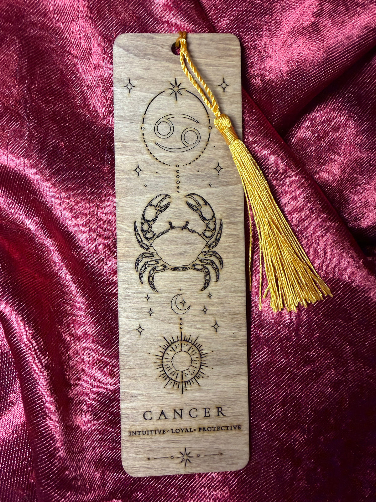 Wooden Zodiac Bookmarks
