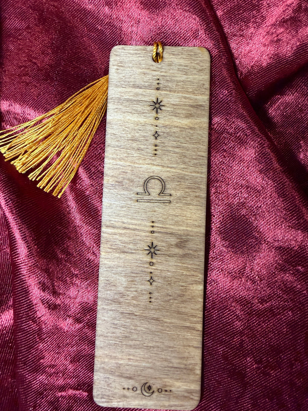 Wooden Zodiac Bookmarks