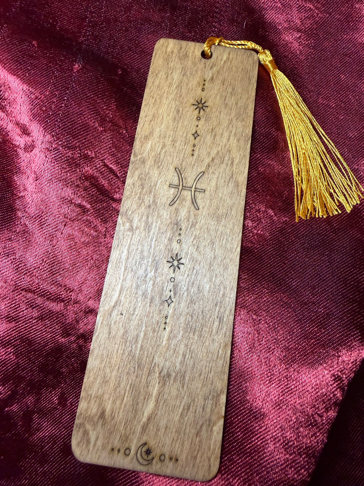 Wooden Zodiac Bookmarks