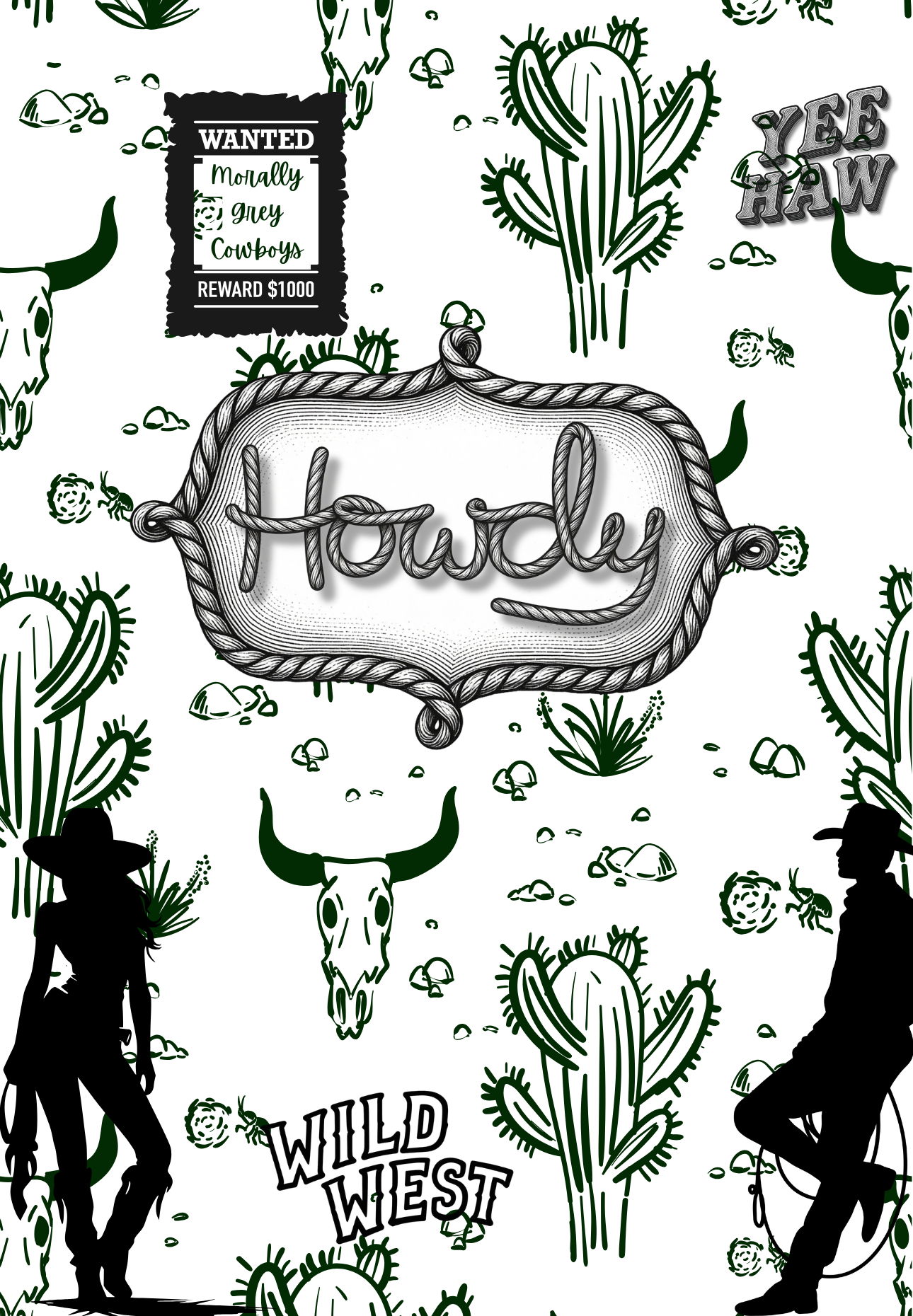 Western Kindle Insert 3 Pack