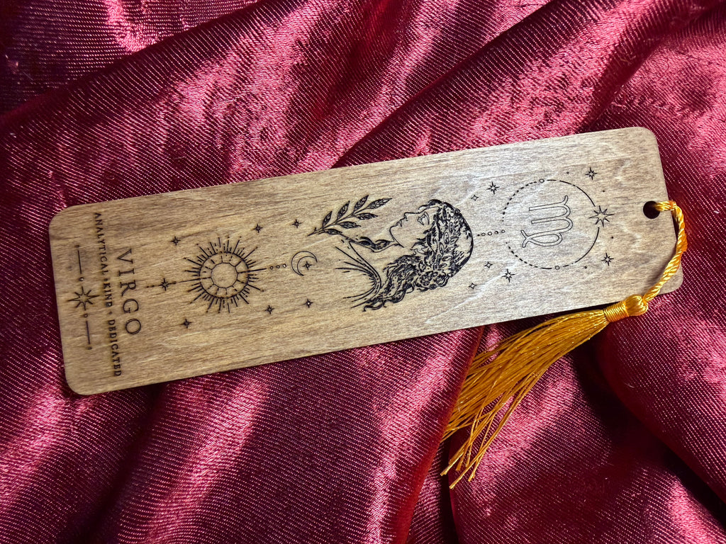 Wooden Zodiac Bookmarks