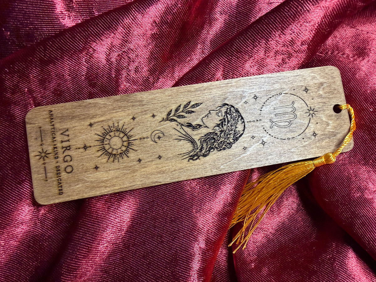 Wooden Zodiac Bookmarks