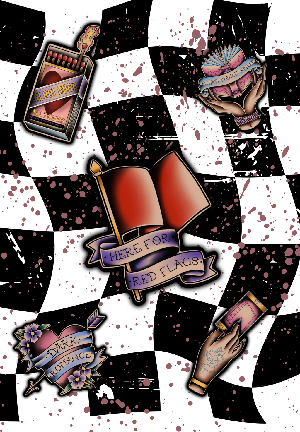 Tattoo & Smut Printable Kindle Inserts