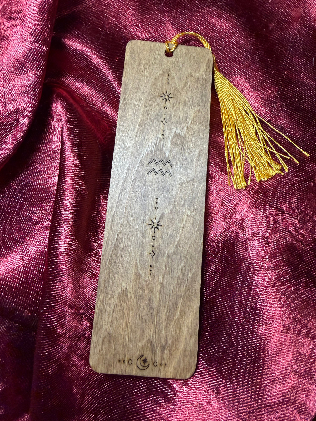Wooden Zodiac Bookmarks