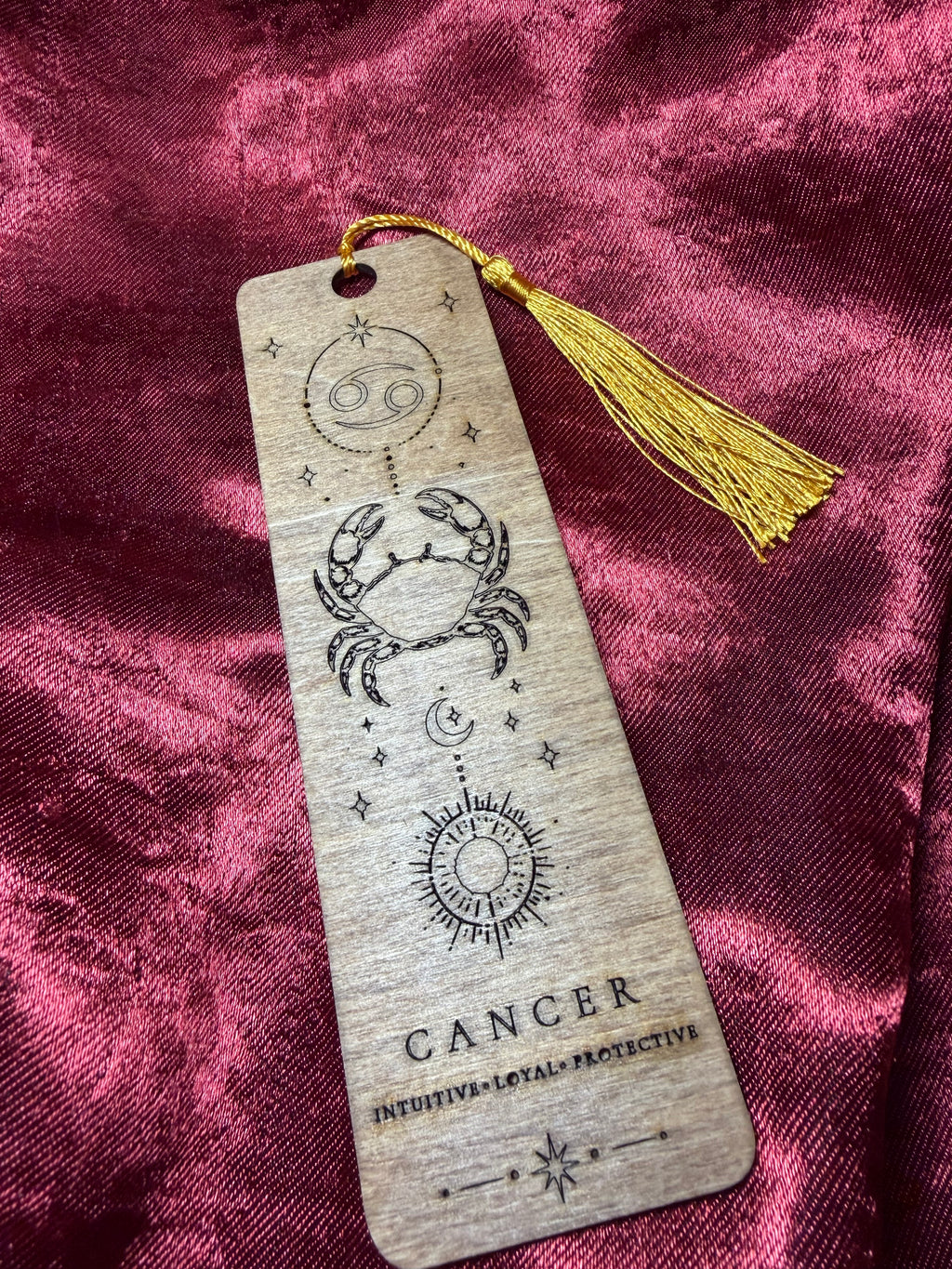 Wooden Zodiac Bookmarks