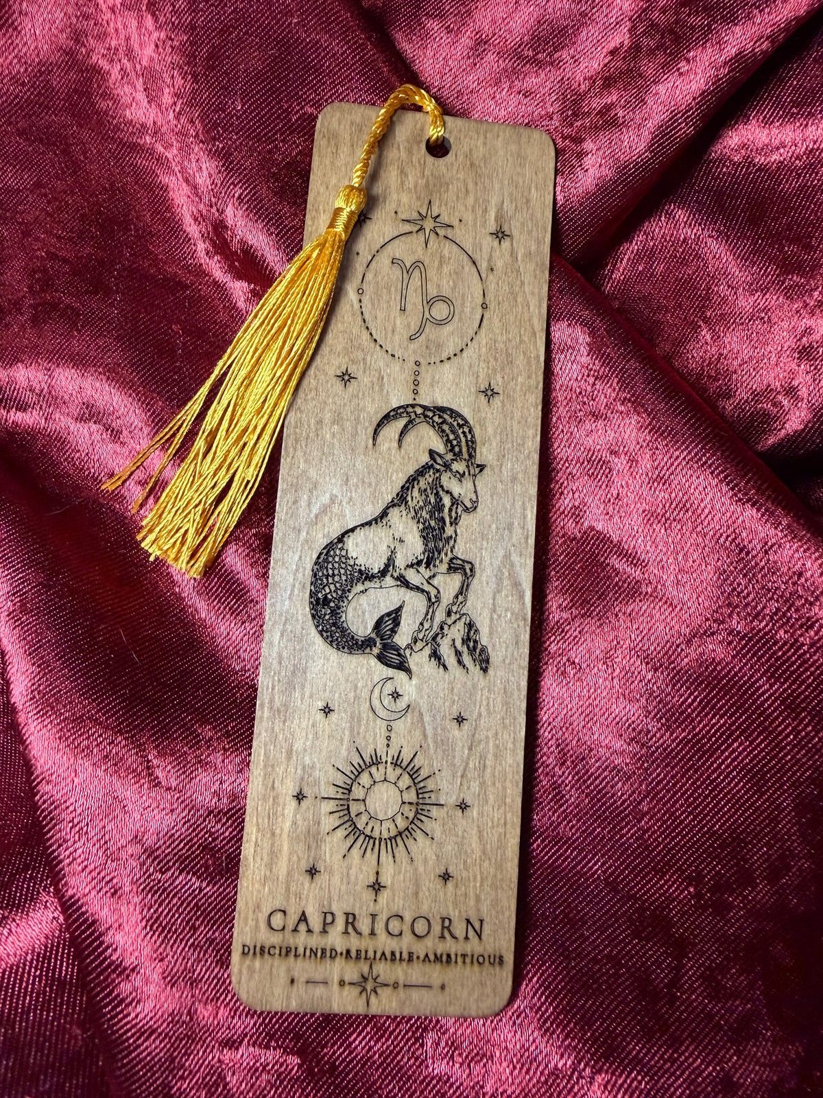 Wooden Zodiac Bookmarks