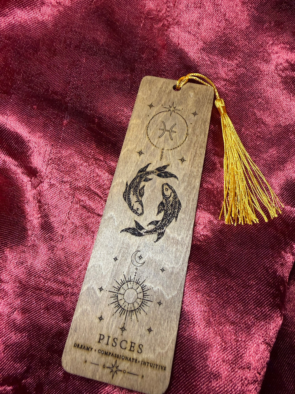 Wooden Zodiac Bookmarks
