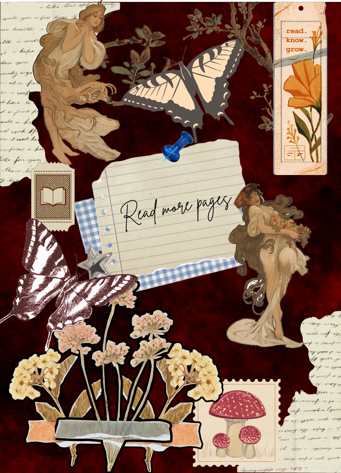 Vintage Kindle Insert 3 Pack