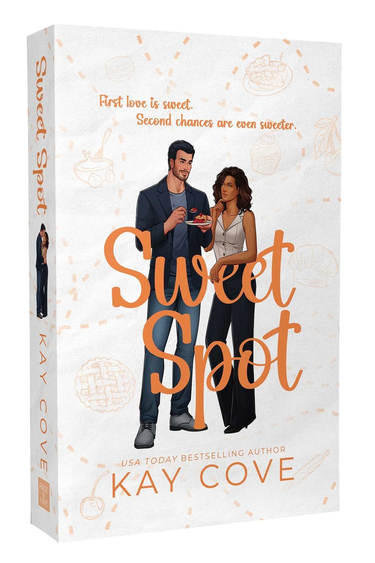 Book cover of 'Sweet Spot' by Kay Cove featuring a couple and the title.