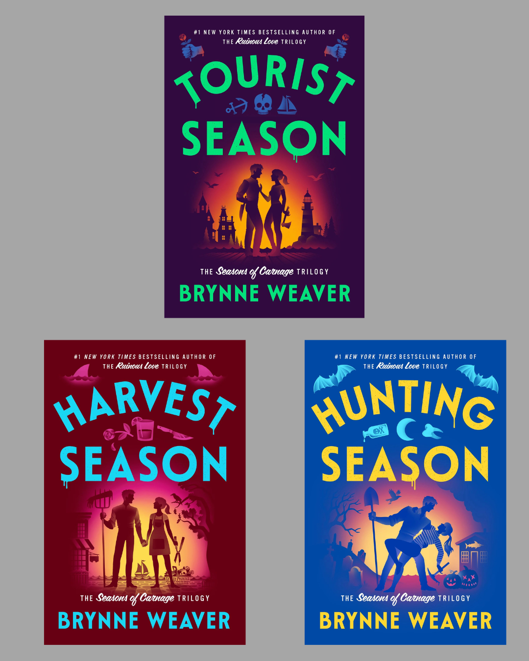 The Seasons of Carnage Trilogy by Brynne Weaver