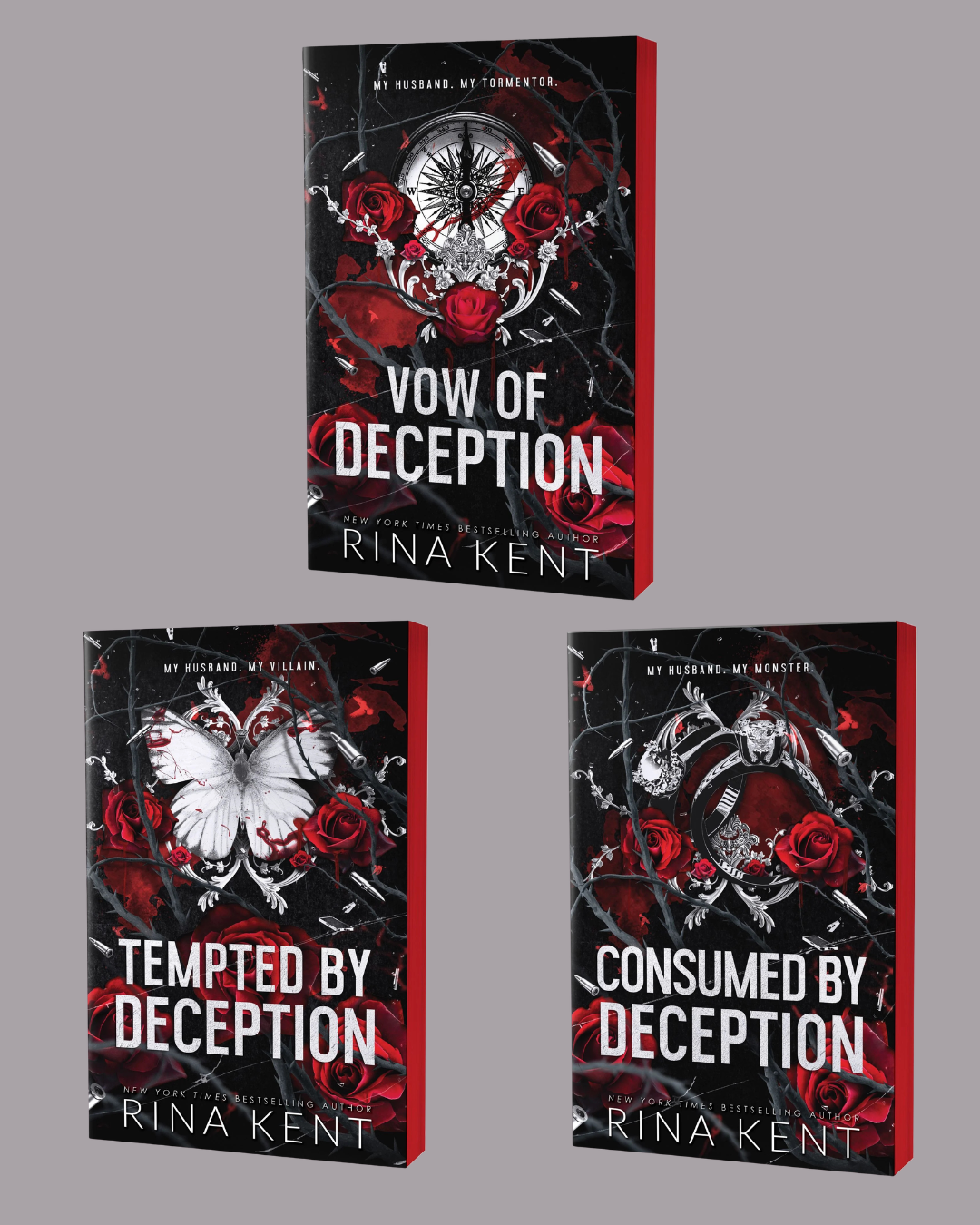 Deception Trilogy (Deluxe Edition) By Rina Kent